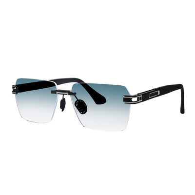 Ahmir Rimless Rectangle Sunglasses