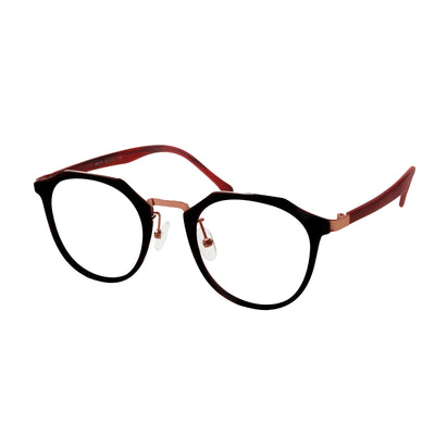 Lruaen Geometric Acetate Eyeglasses