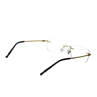 Nicholas Rectangle Rimless Glasses