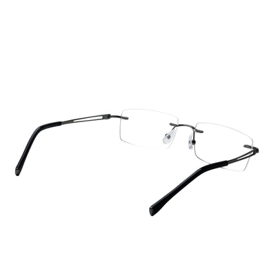 Alex Rectangle Rimless Glasses