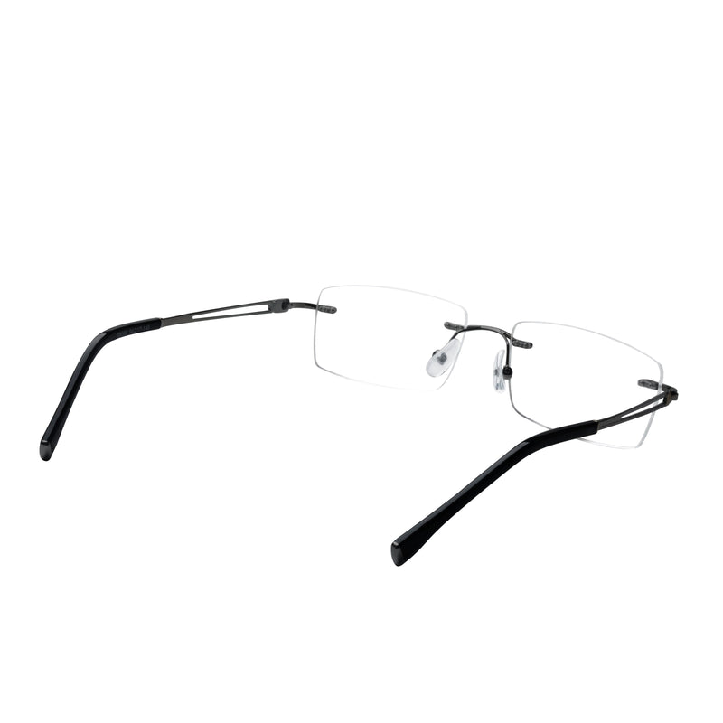 Alex Rectangle Rimless Glasses