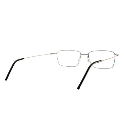 Fisher Rectangle Rimless Glasses