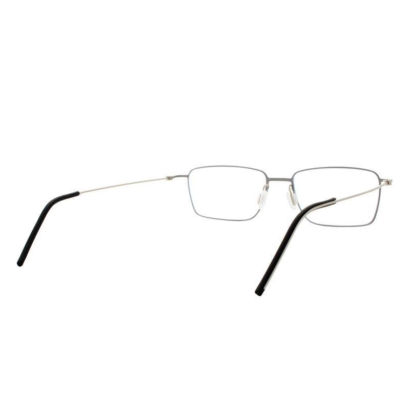 Fisher Rectangle Rimless Glasses