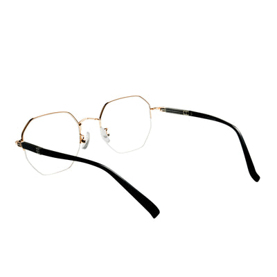 Beau Geometric Half-rim  Glasses