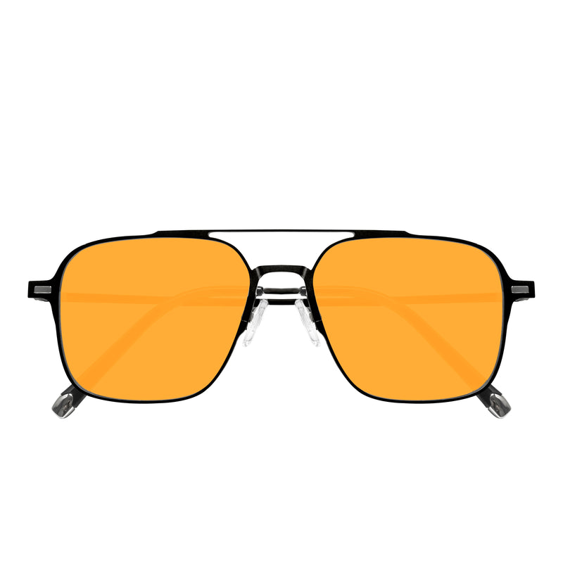 Beckham Acetate Rectangle Magnetic Clip on Glasses