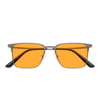 Oscar Acetate Rectangle Magnetic Clip on Glasses