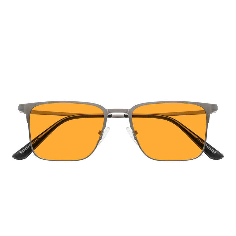 Oscar Acetate Rectangle Magnetic Clip on Glasses