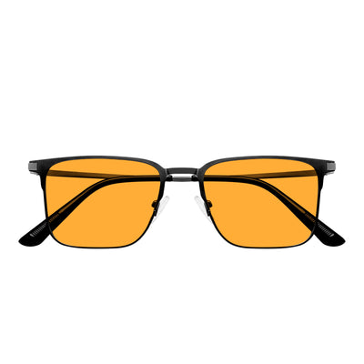 Oscar Acetate Rectangle Magnetic Clip on Glasses