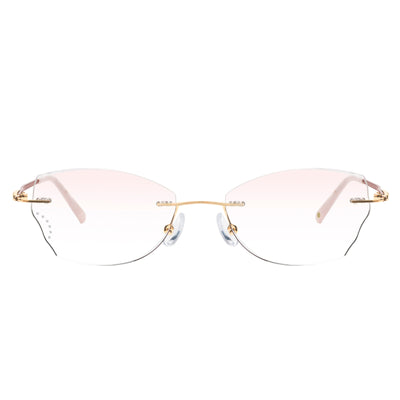 Jedidiah Geometric Rimeless Glasses