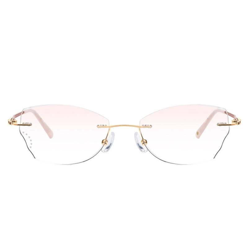 Jedidiah Geometric Rimeless Glasses