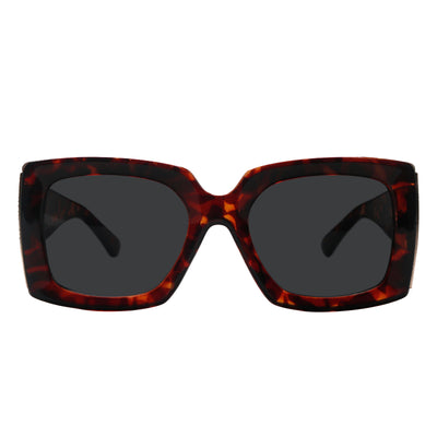 Elia Acetate Rectangle Sunglasses