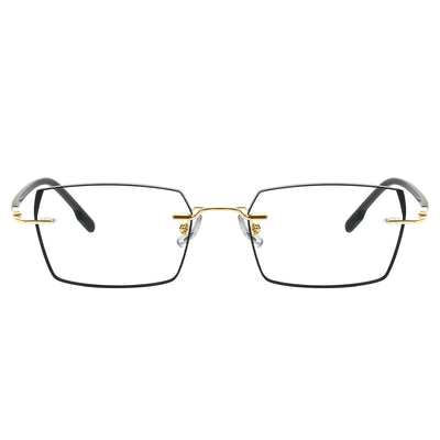 Jericho Rectangle Rimless Glasses