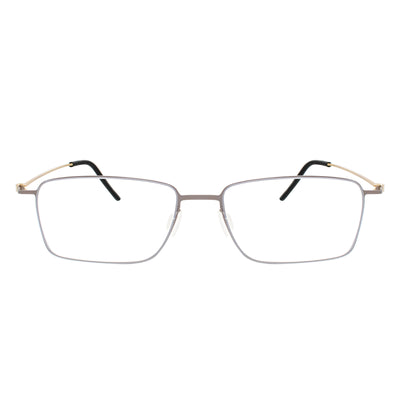 Fisher Rectangle Rimless Glasses