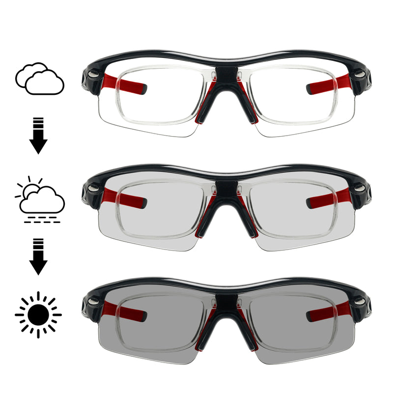 Zavier Prescription photochromic cycling Glasses