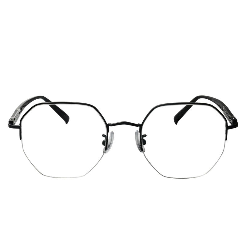 Beau Geometric Half-rim  Glasses