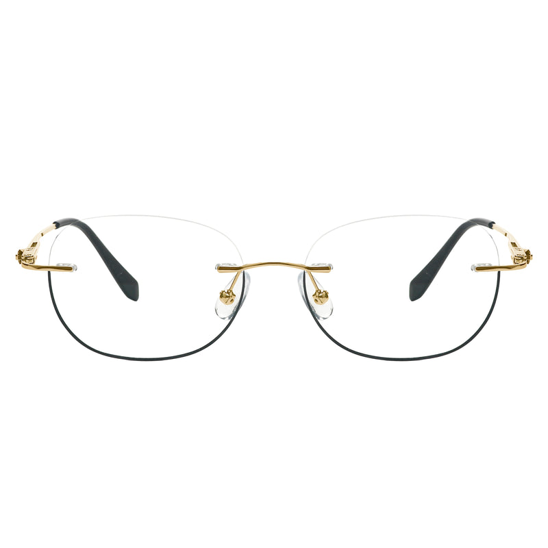Yahya Oval Rimeless  Glasses
