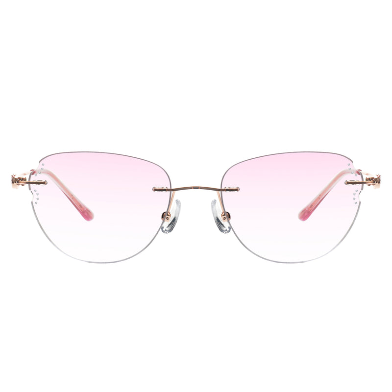 Nixon Rectangle Rimless Glasses
