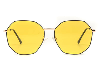 Zachary Anti Glare Geometric Night Vision Driving Glasses