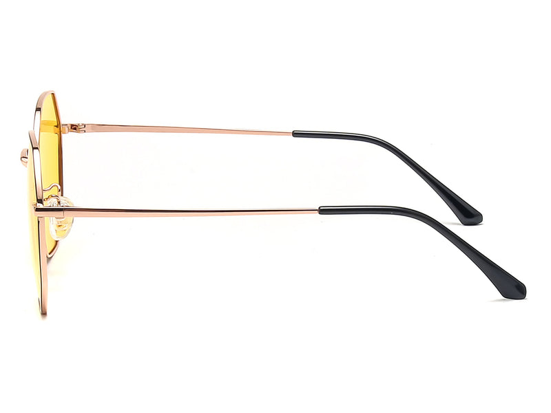 Zachary Anti Glare Geometric Night Vision Driving Glasses