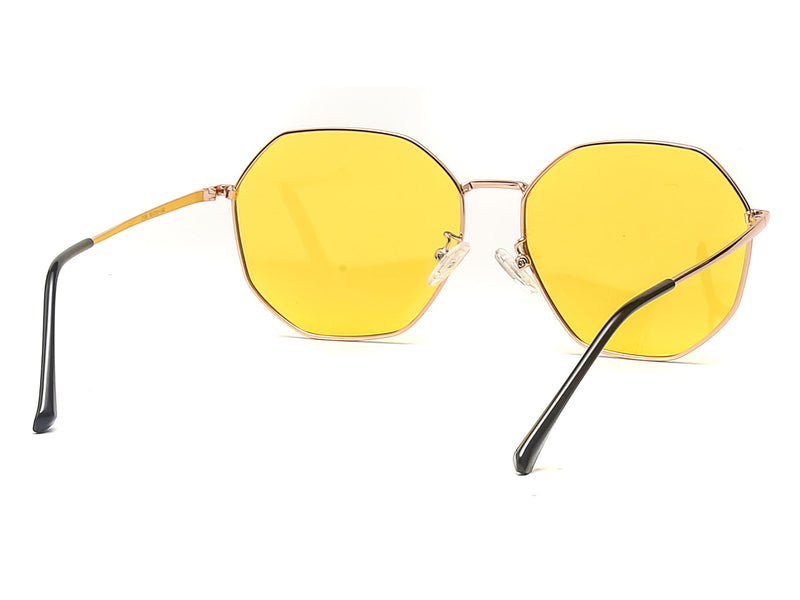 Zachary Anti Glare Geometric Night Vision Driving Glasses