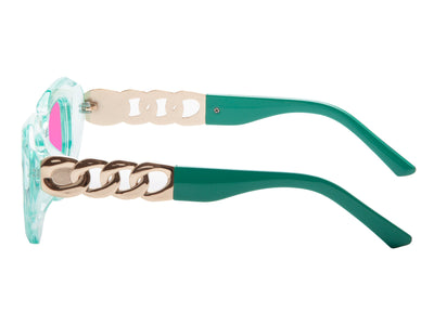 Aubriana Geometric Sunglasses