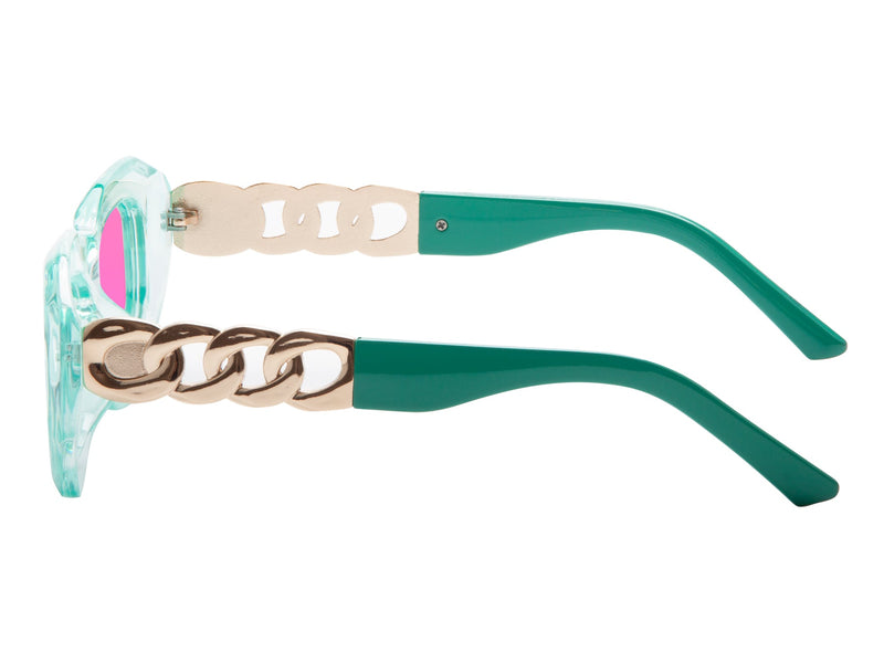 Aubriana Geometric Sunglasses