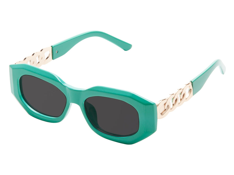 Aubriana Geometric Sunglasses
